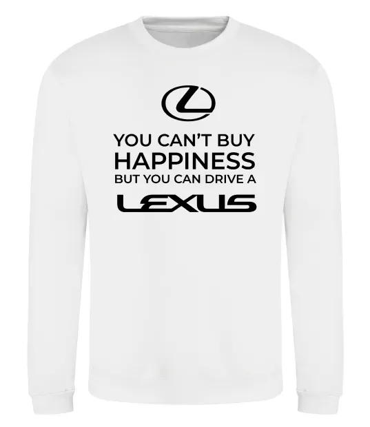 Свитшот You can drive Lexus Белый фото