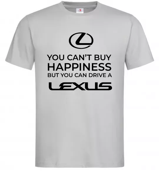 Мужская футболка You can drive Lexus Серый фото