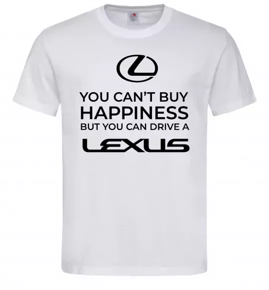 Мужская футболка You can drive Lexus Белый фото