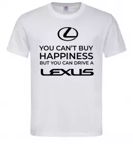 Мужская футболка You can drive Lexus Белый фото