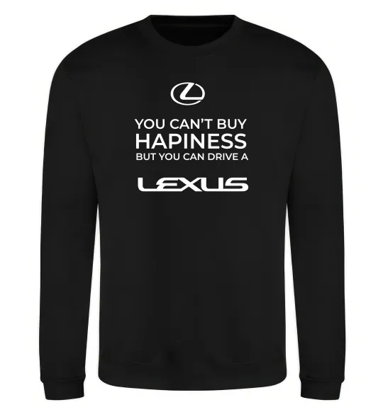 Свитшот You can drive Lexus Черный фото