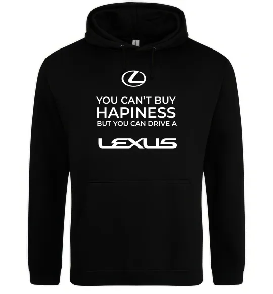 Жіноча толстовка (худі) You can drive Lexus Чорний фото