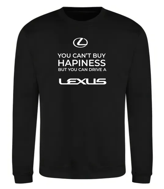 Свитшот You can drive Lexus Черный фото