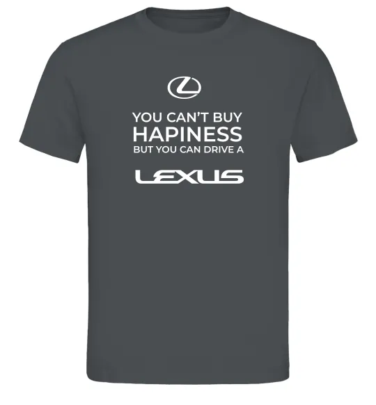 Мужская футболка You can drive Lexus Графит фото