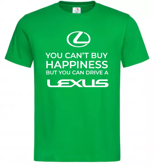 Мужская футболка You can drive Lexus Зеленый фото