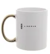Чашка с цветной ручкой Lincoln Золото фото
