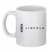 Чашка керамическая Lincoln Белый фото
