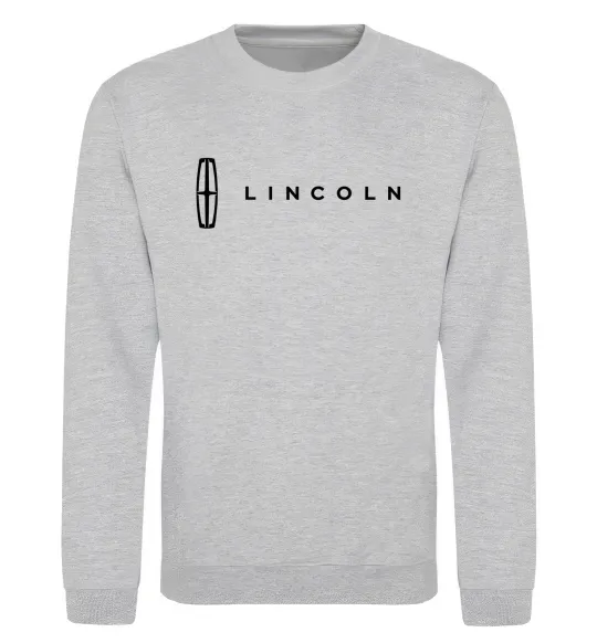 Свитшот Lincoln Серый меланж фото