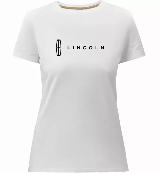 Жіноча преміум футболка Lincoln Білий фото