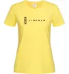 Женская футболка Lincoln Лимонный фото