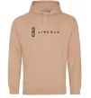 Жіноча толстовка (худі) Lincoln Пісочний фото