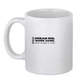 Чашка керамическая I <3 Lincoln Белый фото