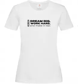 Женская футболка I <3 Lincoln Темно-синий фото