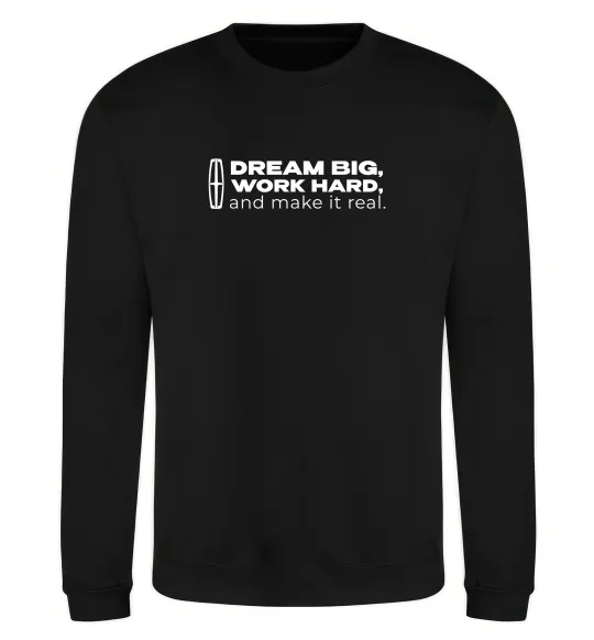 Свитшот Make it real Lincoln Черный фото