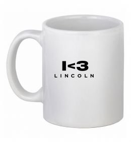 Чашка керамическая I <3 Lincoln