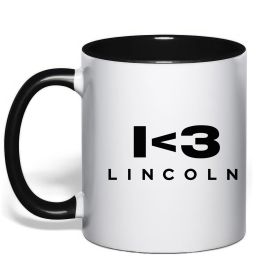 Чашка с цветной ручкой I <3 Lincoln Чашка с цветной ручкой I <3 Lincoln