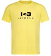 Чоловіча футболка I <3 Lincoln Лимонний фото