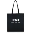 Еко-сумка I <3 Lincoln Чорний фото