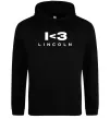 Мужская толстовка (худи) I <3 Lincoln Черный фото