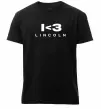 Чоловіча преміум футболка I <3 Lincoln Чорний фото