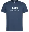 Чоловіча футболка I <3 Lincoln Темно-синій фото