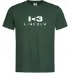 Чоловіча футболка I <3 Lincoln Темно-зелений фото