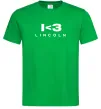 Чоловіча футболка I <3 Lincoln Зелений фото