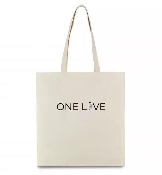 Еко-сумка Lincoln one love Бежевий фото