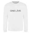 Свитшот Lincoln one love Белый фото