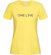 Жіноча футболка Lincoln one love Лимонний фото