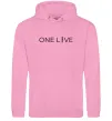 Мужская толстовка (худи) Lincoln one love Розовый фото