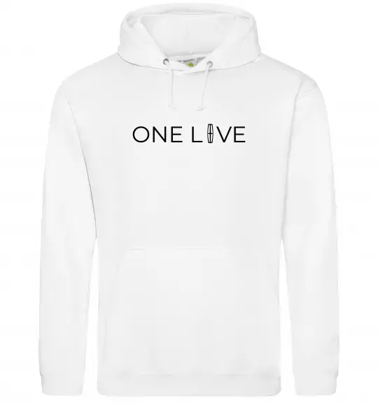 Жіноча толстовка (худі) Lincoln one love Білий фото