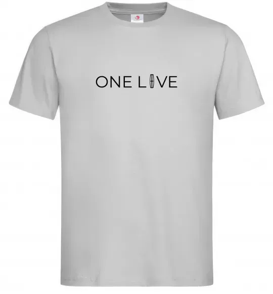 Чоловіча футболка Lincoln one love Сірий фото