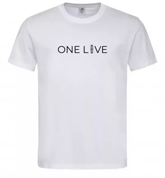 Чоловіча футболка Lincoln one love Білий фото