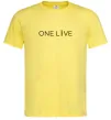 Чоловіча футболка Lincoln one love Лимонний Чоловіча футболка Lincoln one love Лимонний фото