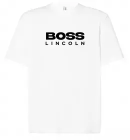 Футболка Оверсайз I <3 Lincoln Белый фото