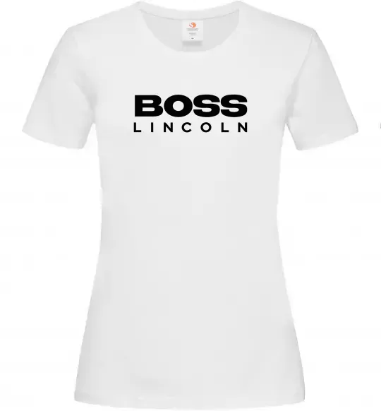 Жіноча футболка Boss Lincoln Білий фото