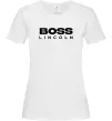 Жіноча футболка Boss Lincoln Білий фото