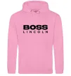 Мужская толстовка (худи) Boss Lincoln Розовый фото