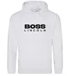 Женская толстовка (худи) Boss Lincoln Серый меланж фото