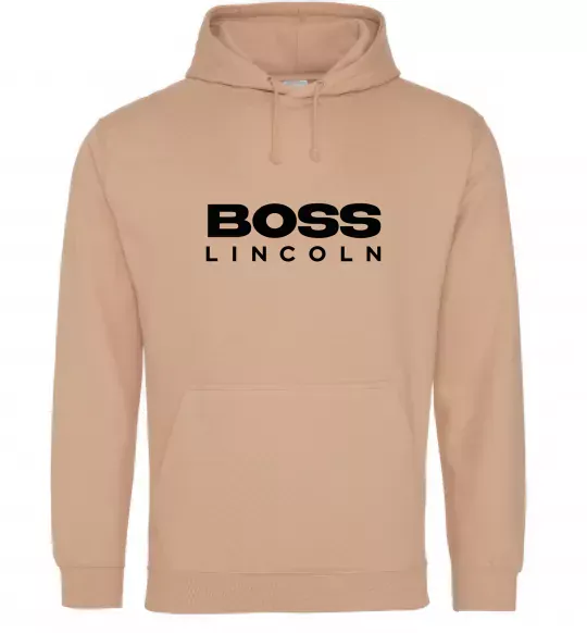 Женская толстовка (худи) Boss Lincoln Песочный фото