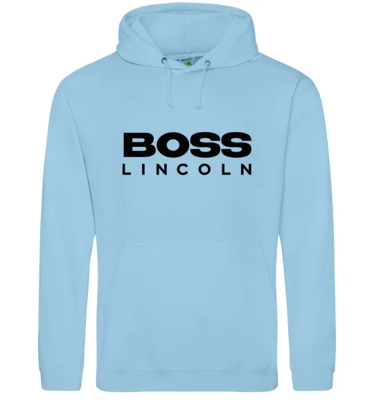 Женская толстовка (худи) Boss Lincoln Голубой фото