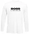 Лонгслів Boss Lincoln Білий фото