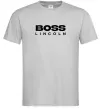 Чоловіча футболка Boss Lincoln Сірий Чоловіча футболка Boss Lincoln Сірий фото
