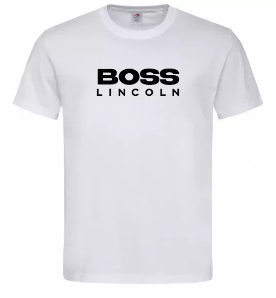 Чоловіча футболка Boss Lincoln Білий фото