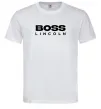 Чоловіча футболка Boss Lincoln Білий Чоловіча футболка Boss Lincoln Білий фото