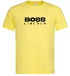 Чоловіча футболка Boss Lincoln Лимонний Чоловіча футболка Boss Lincoln Лимонний фото