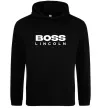 Мужская толстовка (худи) Boss Lincoln Черный фото