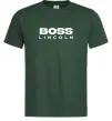 Чоловіча футболка Boss Lincoln Темно-зелений Чоловіча футболка Boss Lincoln Темно-зелений фото