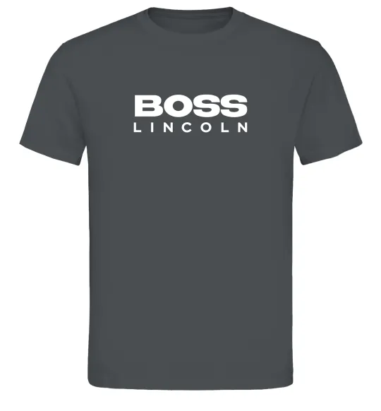 Чоловіча футболка Boss Lincoln Графіт фото